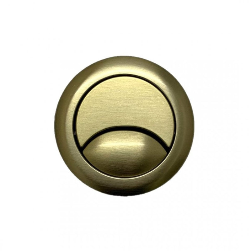 Kartell brushed brass push button upgrade for the ACC001N concealed cistern (ACC-BRS)