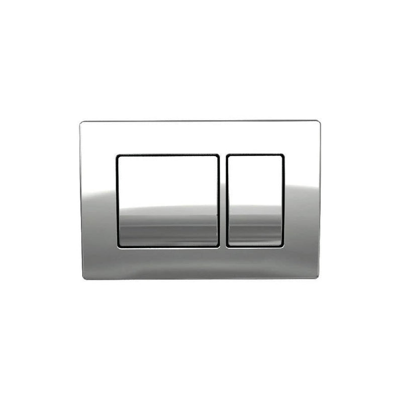 Kartell K-VIT Keytec chrome dual flush flushplate, ACC011
