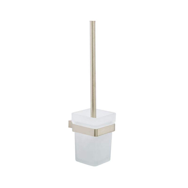 Kartell K-VIT Premium Toilet Brush Set Brushed Nickel (ACC328)