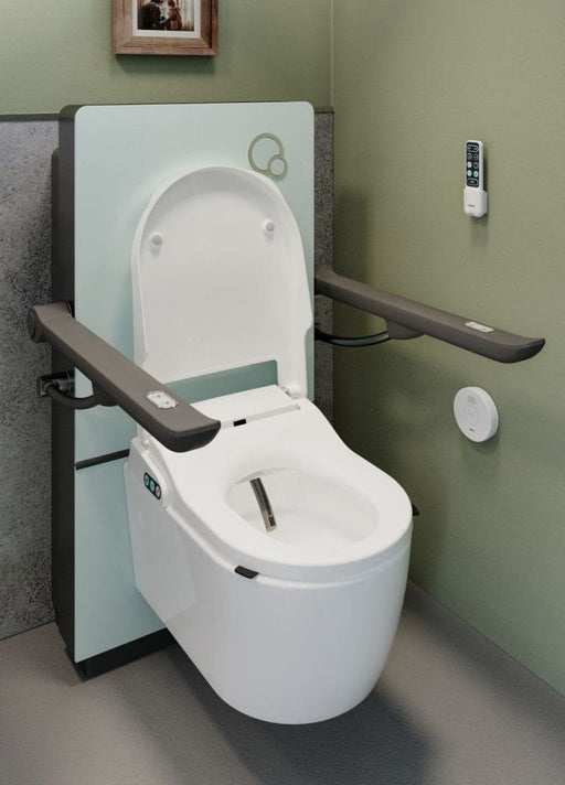 AKW Rise & Fall Bidet wall-hung wash and dry toilet