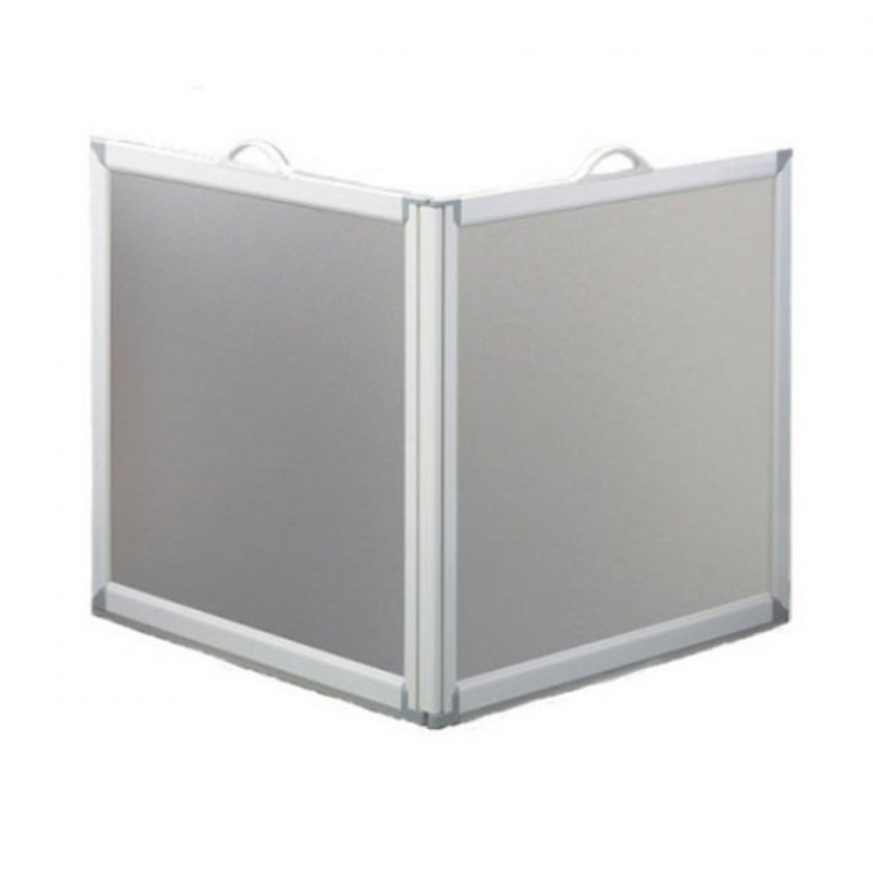 AKW Freeway 2 Panel Portable Shower Screen 650x650mm (750mm High) 15166