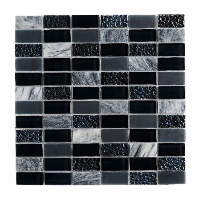 Grey Mosaic Border Tile 300x300x8mm