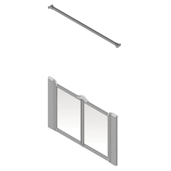 AKW Option M Silverdale shower screen for shower trays
