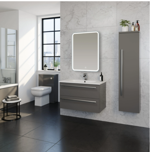 Kartell K-VIT Alder 600 x 800mm LED Mirror - Chrome (AL6080)