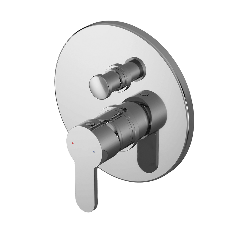 Nuie Arvan Manual Concealed Shower Valve with Diverter 2 Outlet Chrome — ARVMV12