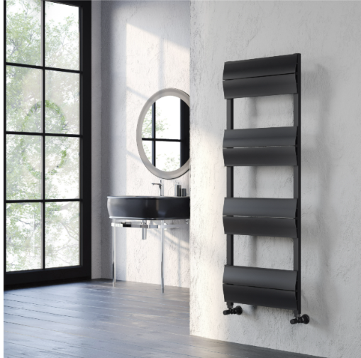Kartell Abbotsford Aluminium Heated Towel Rail
