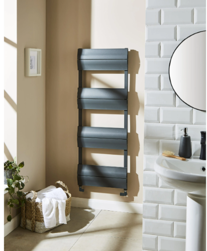 Kartell Abbotsford Aluminium Heated Towel Rail