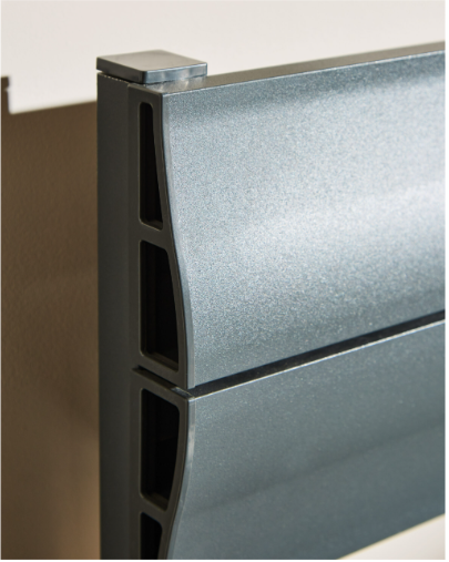 Kartell Abbotsford Aluminium Heated Towel Rail