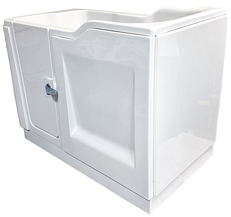 Adagio Round easy access walk-in bath side view
