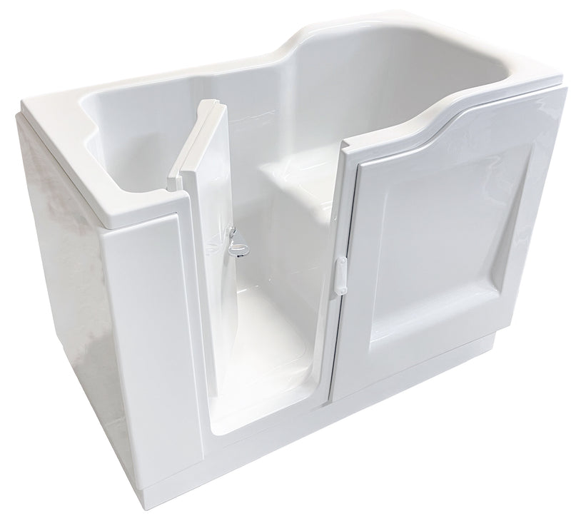 Adagio Square easy access walk-in bath 1220mm x 660mm with squared standing end for shower screen