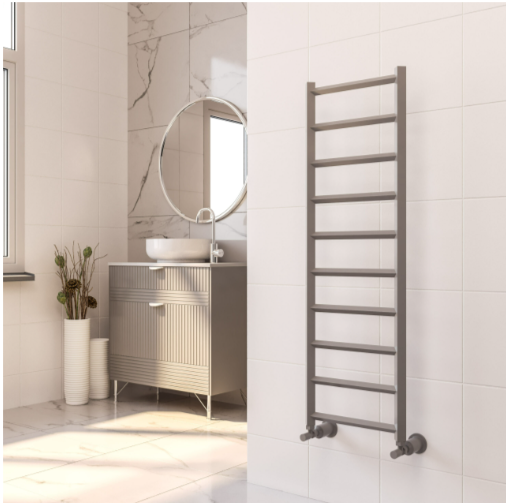 Kartell Alberta Aluminium Heated Towel Rail