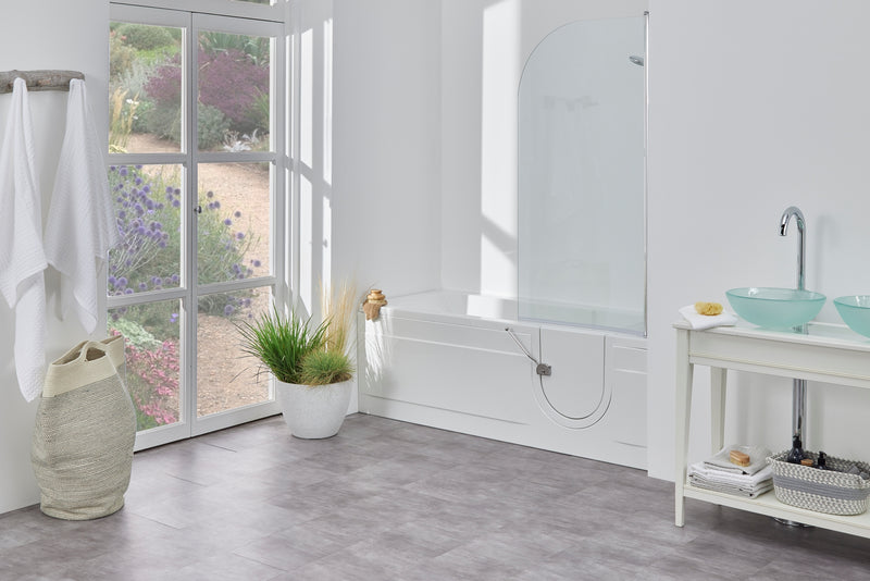 Access Arizona full length walk in bath with shower screen