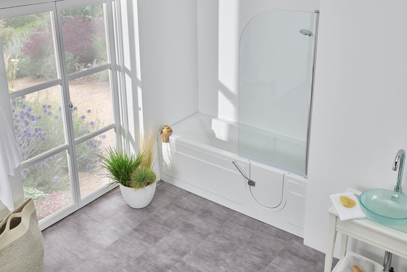 Access Arizona walk in bath and shower screen detail