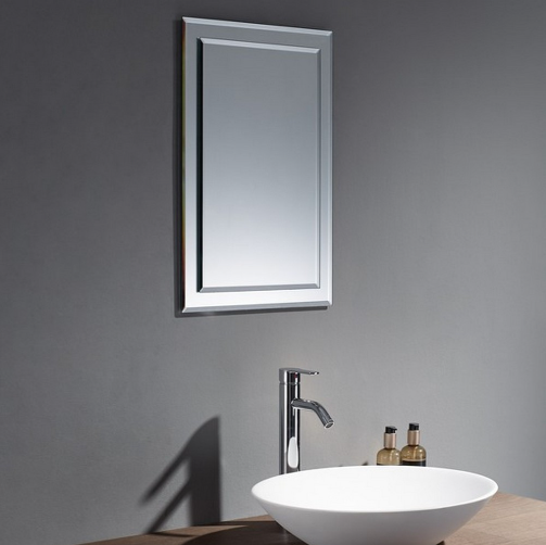 Kartell K-VIT Bibury Bevelled 420 x 800mm Mirror - Chrome (BI4280)