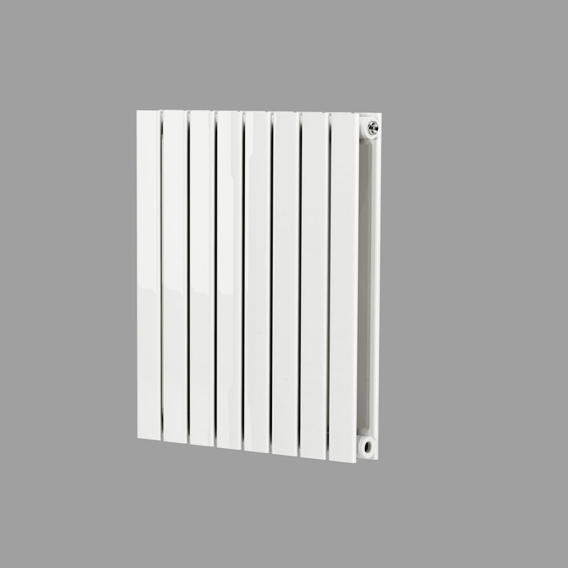 Kartell K-VIT Boston double horizontal designer radiator in white gloss lifestyle setting