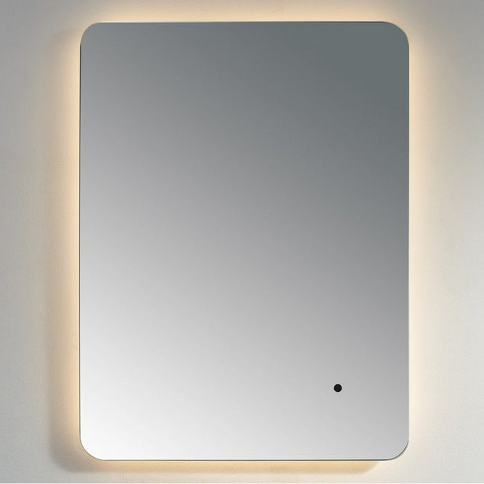 Kartell K-VIT Calcot 600x800mm Rounded Edges Back Lit Frameless Mirror-Chrome (CA6080)