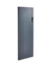 Kartell Capri vertical electric aluminium radiator in anthracite