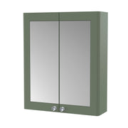 Nuie Classique 600mm Mirror Cabinet - Green