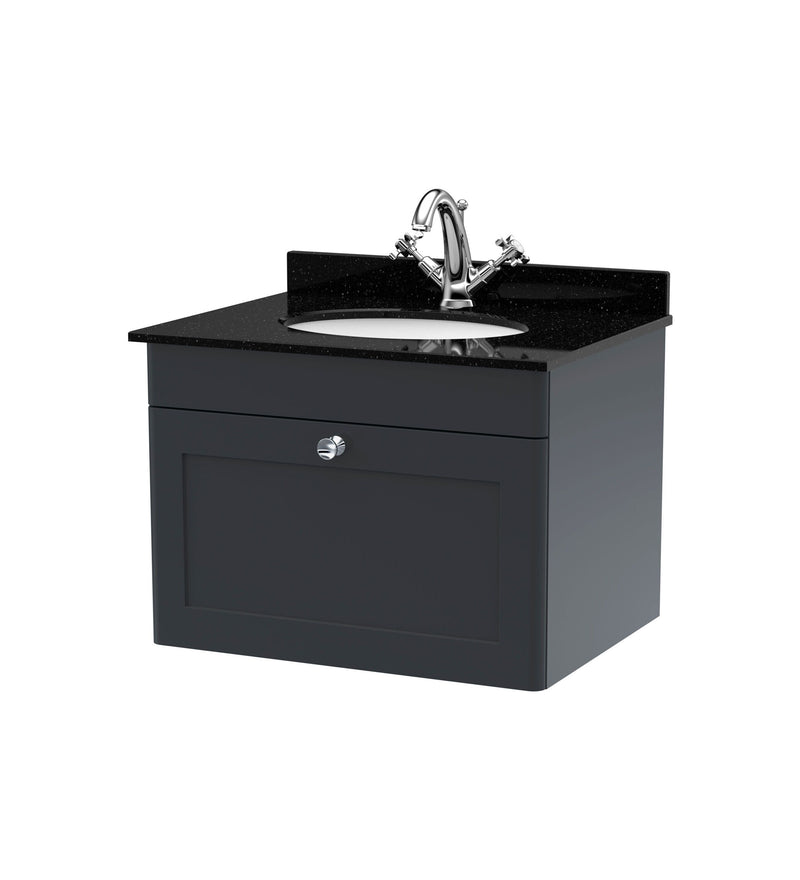 Soft Black cabinet, Black Marble