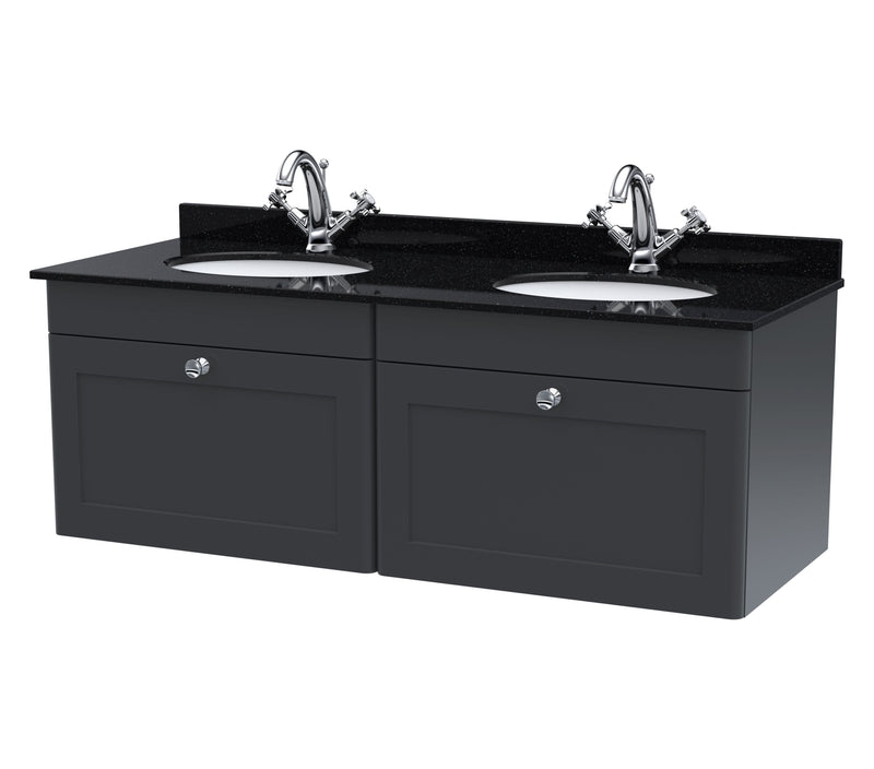 Soft Black cabinet, Black Marble