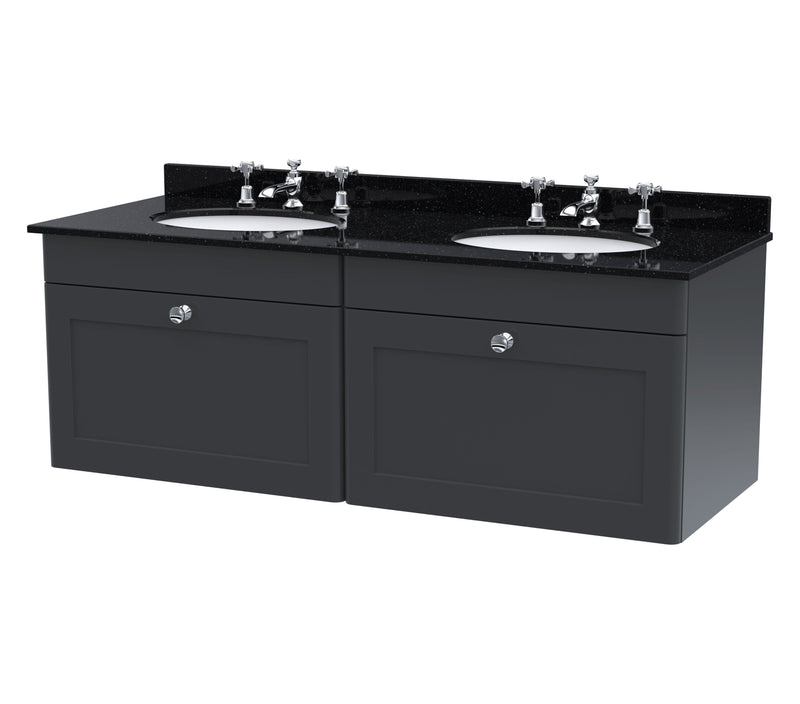Soft Black cabinet, Black Marble