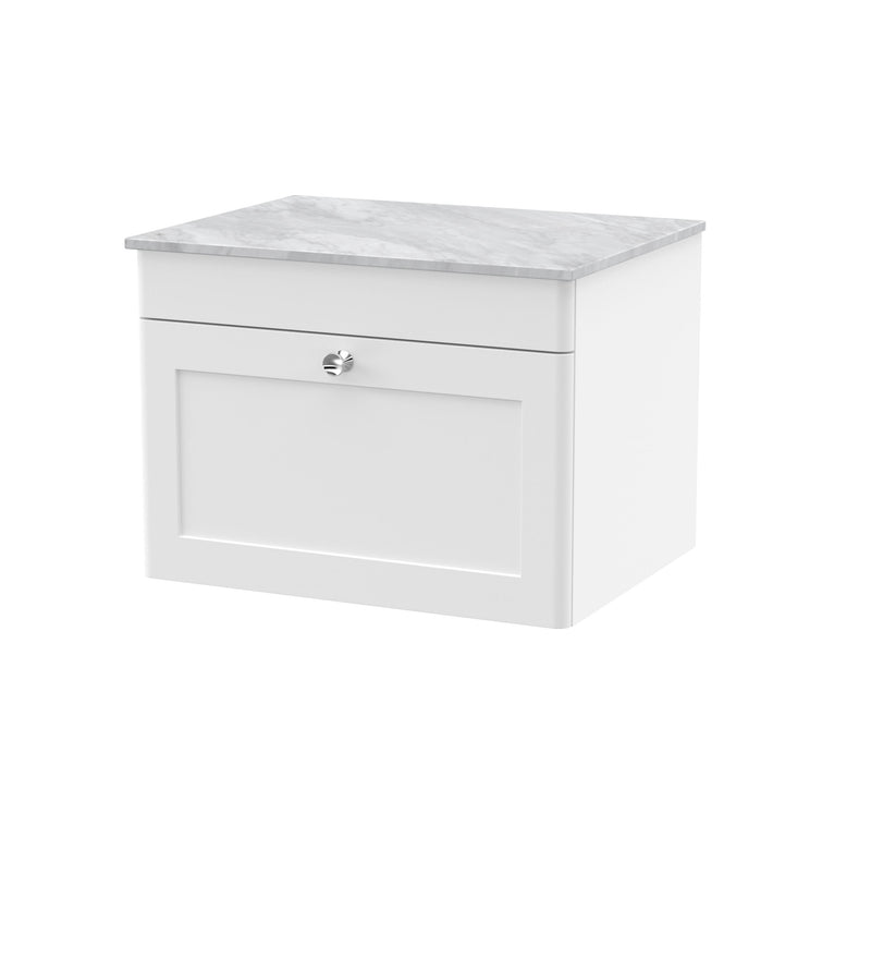 White cabinet, Grey Marble