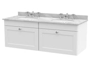 White cabinet, Grey Marble