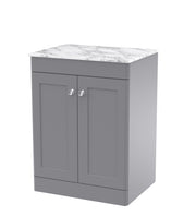 Grey cabinet, Carrara Marble