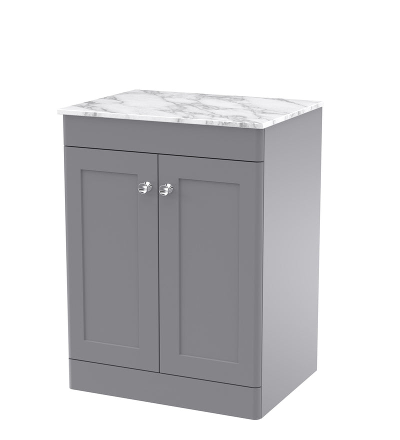 Grey cabinet, Carrara Marble