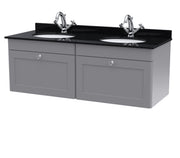 Grey cabinet, Black Marble