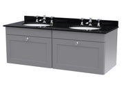 Grey cabinet, Black Marble