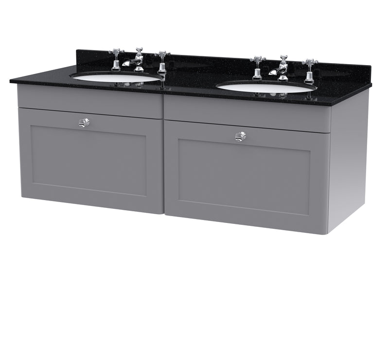 Grey cabinet, Black Marble