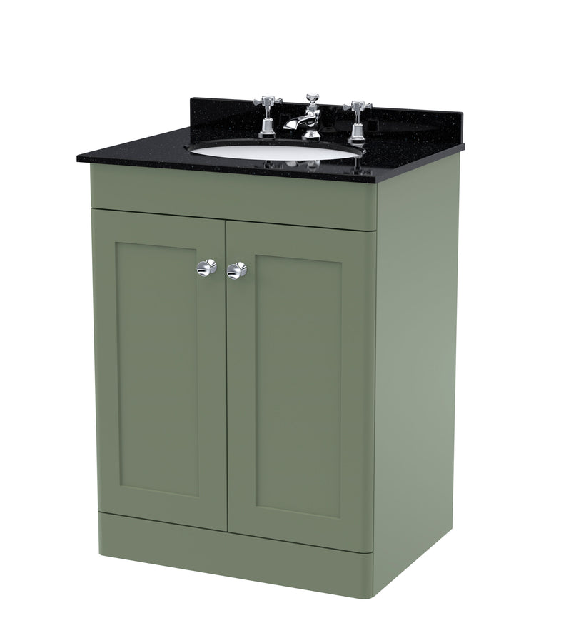 Green cabinet, Black Marble
