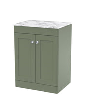 Green cabinet, Carrara Marble