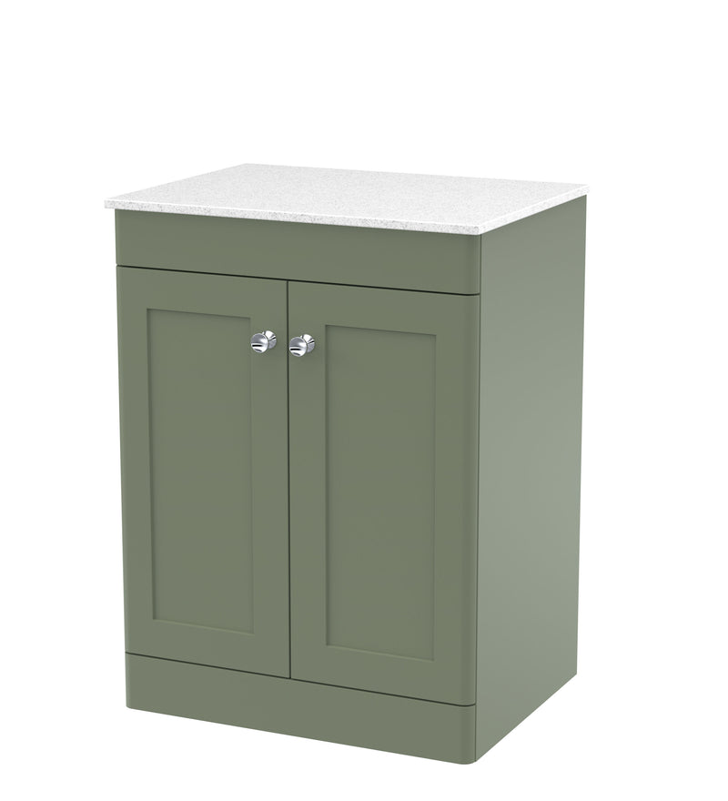 Green cabinet, White Marble