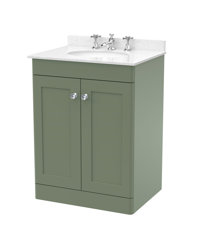 Green cabinet, White Marble