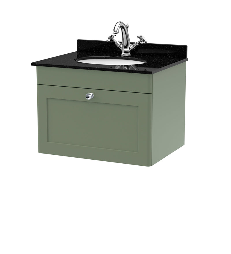Green cabinet, Black Marble