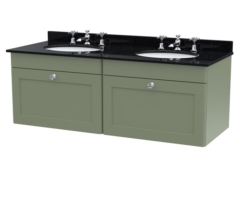 Green cabinet, Black Marble