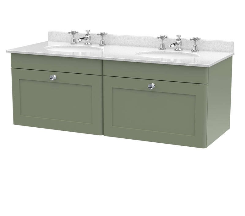 Green cabinet, White Marble