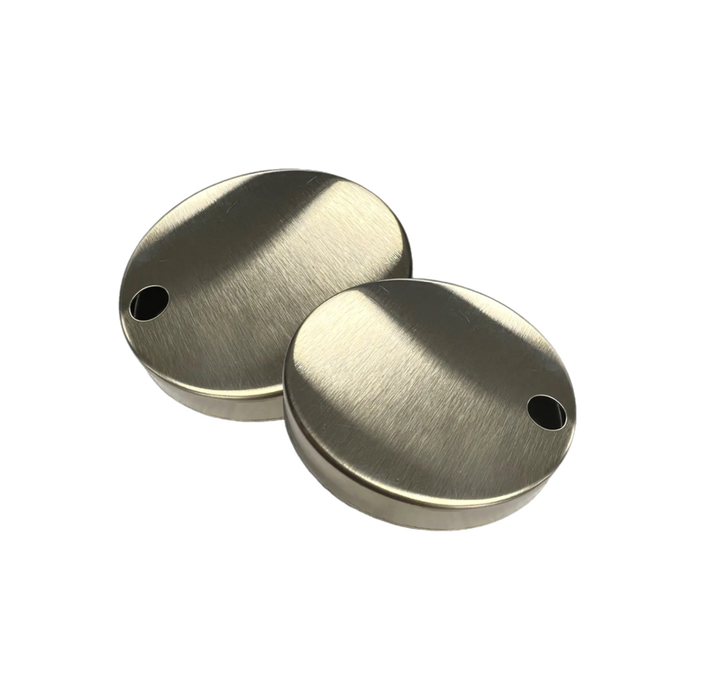 Kartell K-VIT x2 Brushed Brass Cover Caps For Seat Hinges (CPS101BB)