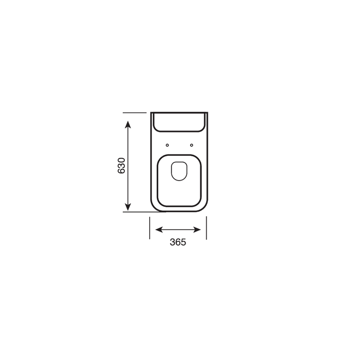 Kartell K-VIT Eklipse Square Soft Close Seat And Cover-White Gloss (EK021SQ)