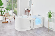 Access Easy Riser walk in bath peninsula configuration with seat and water