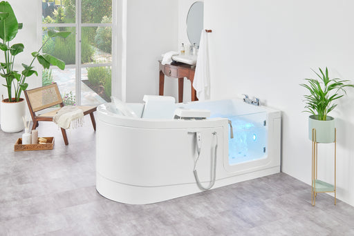 Access Easy Riser walk in bath peninsula configuration with seat and water