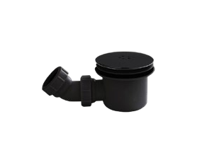 Kartell K-VIT Naturals Stone Effect Black Shower Tray 1200x700mm (STOR1207BK)