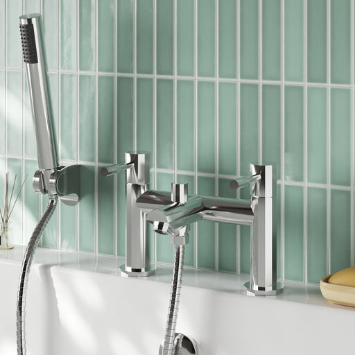 Nuie Series Two Chrome Bath Shower Mixer lifestyle image 1