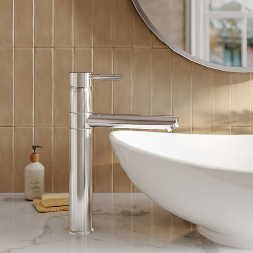 Nuie Series Two Chrome High Rise Basin Mixer lifestyle image 1