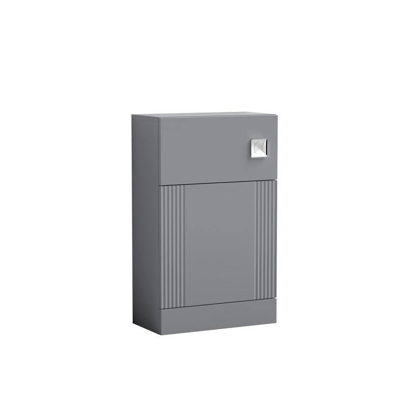 Nuie Deco 500mm Floor Standing WC Unit - Satin Grey