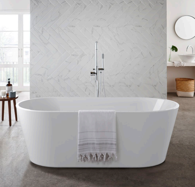 Kartell K-VIT Coast Freestanding Bath 1500 x 750mm (FSB1500CO)