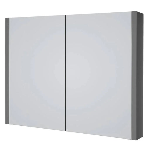 Kartell K-VIT Purity 800mm Mirror Cabinet in Storm Grey Gloss (FUR098PU)
