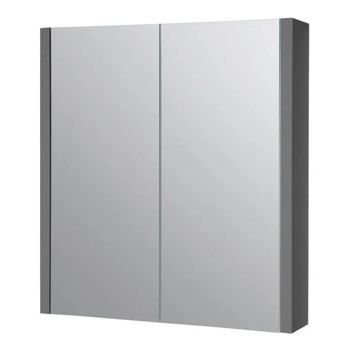 Kartell K-VIT Purity 600mm Mirror Cabinet in Storm Grey Gloss (FUR114PU)